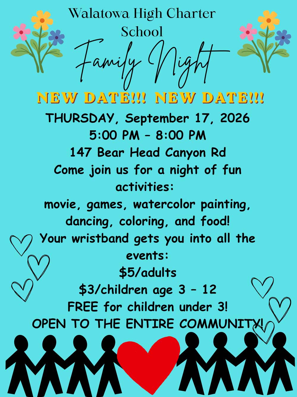Family Night Flyer